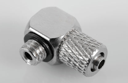 RC4WD Hydraulic Connector M5 x 4mm Tube (90deg)