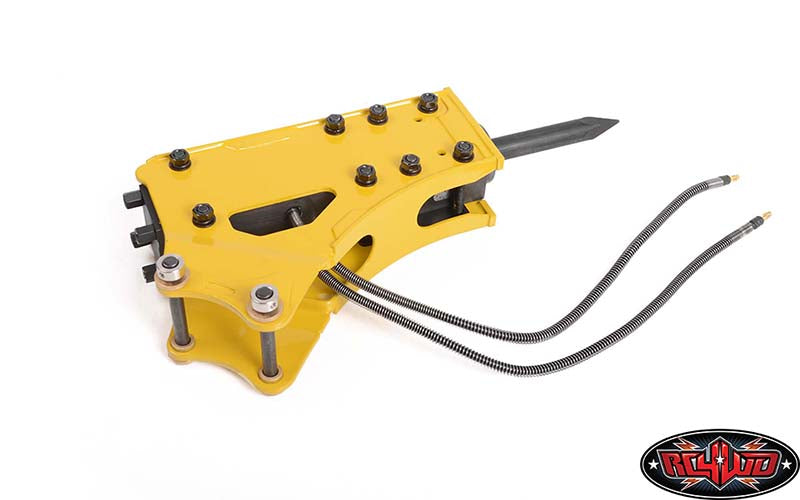 RC4WD VVV-S0245 yellow breaker hammer installed application view 5