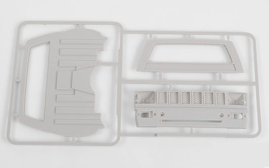 RC4WD Mojave II Cab Back Panels and Grill Parts Tree (Primer Gray)