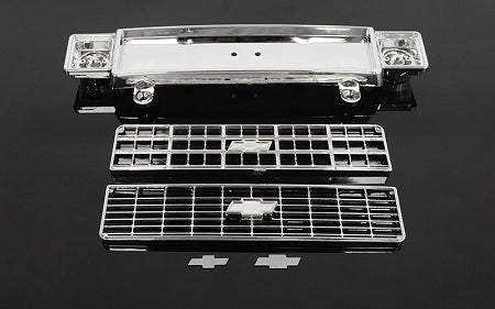 RC4WD Chevrolet Blazer and K10 Chrome Front Grille w/Optional Inserts
