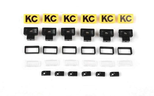 RC4WD KC HiLiTES Rectangle Lights with Covers