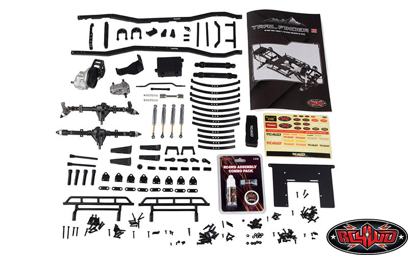 RC4WD Trail Finder 2 K44 kit contents
