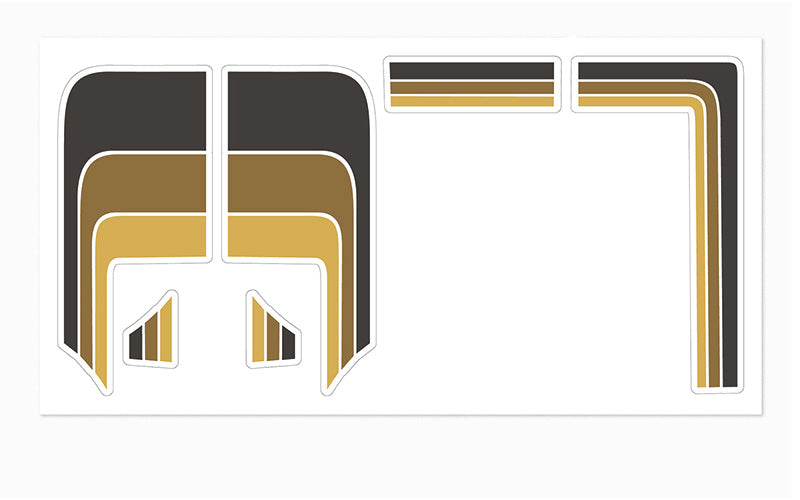 RC4WD Toyota 79-81 Body Decals (Brown)