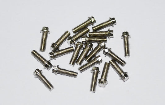 RC4WD Miniature Scale Hex Bolts (M2.5 x 8mm) (Silver)