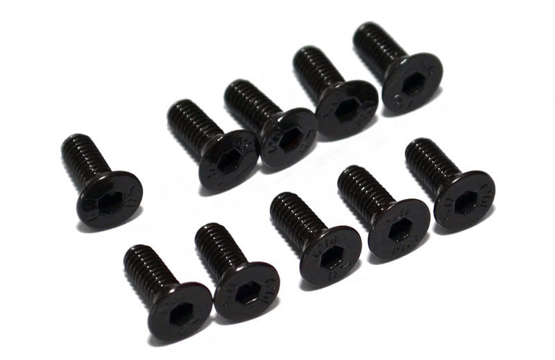 Steel Flat Head Cap Screw M3 x 8mm (10)