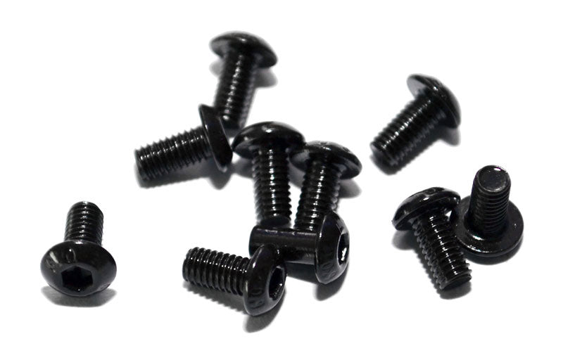 Steel Button Head Cap Screws M3 x 6mm (10)