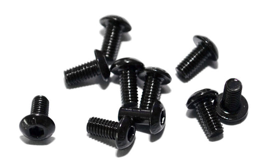 Steel Button Head Cap Screws M3 x 6mm (10)