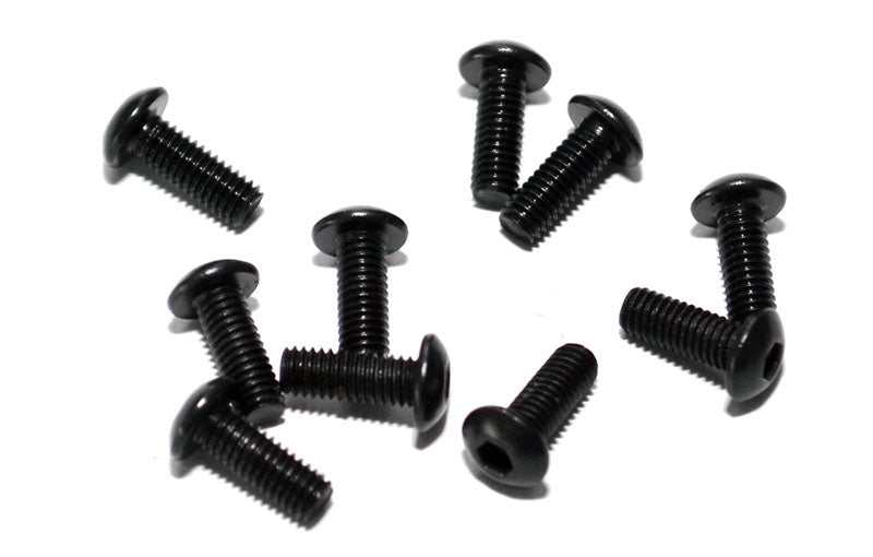 Steel Button Head Cap Screws M3 x 8mm (10)