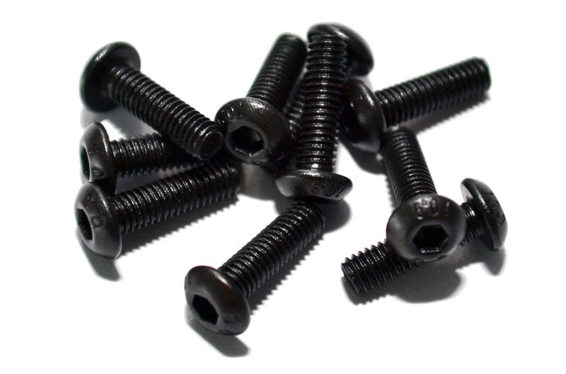 Steel Button Head Cap Screws M3 x 10mm (10)