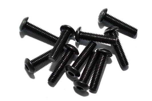 Steel Button Head Cap Screws M3 x 12mm (10)