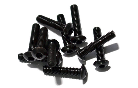 Steel Button Head Cap Screws M3 x 16mm (10)