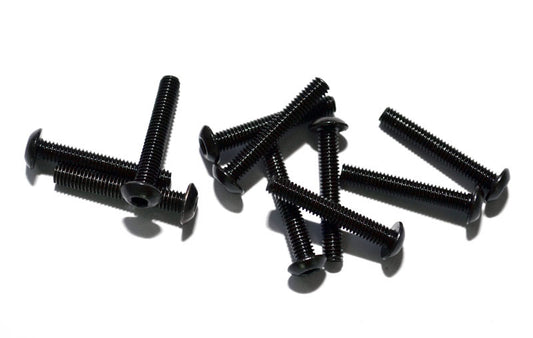 Steel Button Head Cap Screws M3 x 18mm (10)