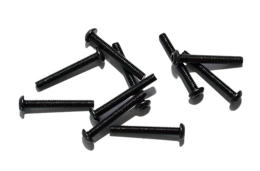 Steel Button Head Cap Screws M3 x 22mm (10)