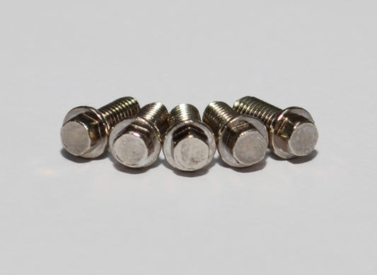 RC4WD Miniature Scale Hex Bolts (M2.5 x 6mm) (Silver)