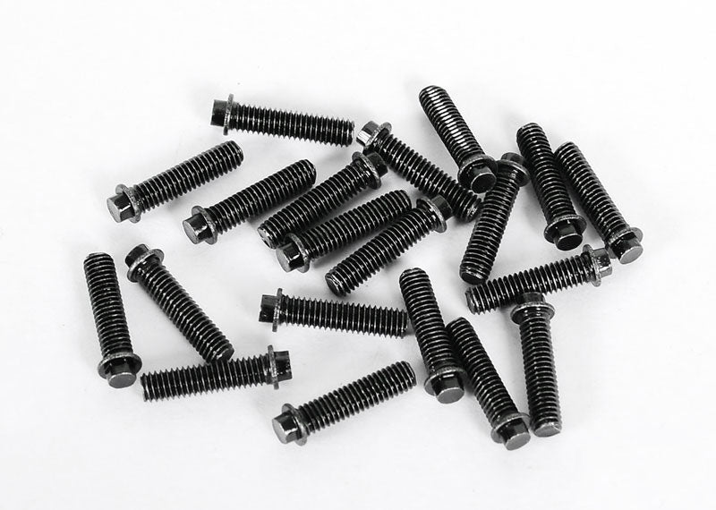 RC4WD Miniature Scale Hex Bolts (M3x12mm) (Black)