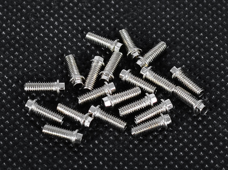 RC4WD Miniature Scale Hex Bolts (M3x8mm) (Silver)