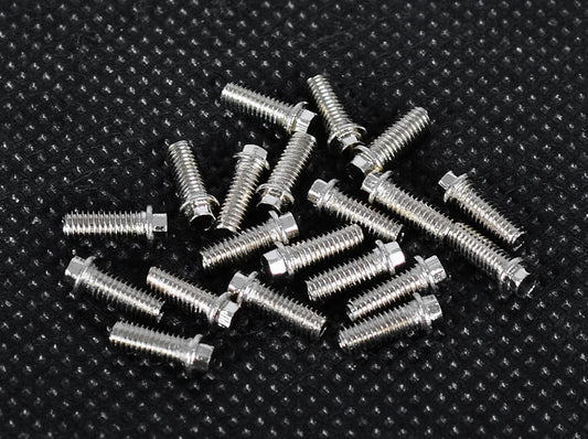 RC4WD Miniature Scale Hex Bolts (M3x8mm) (Silver)
