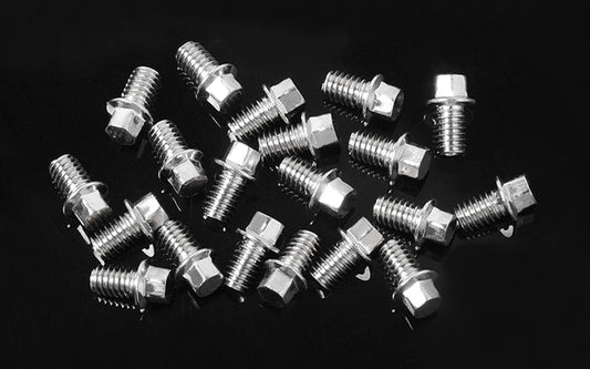 RC4WD Miniature Scale Hex Bolts (M2.5 X 4mm) (Silver)
