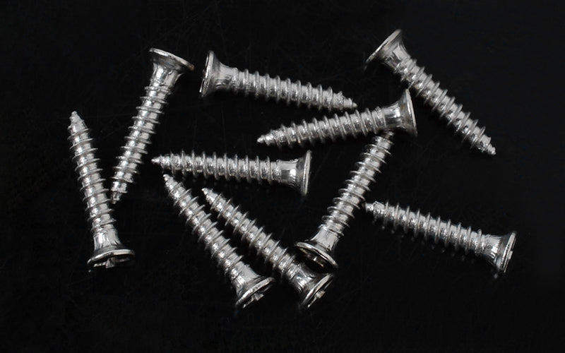 Flat Head Self Tapping Screws M1.4 X 8mm (Silver)