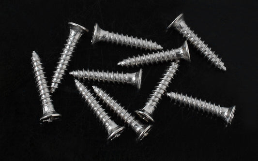 Flat Head Self Tapping Screws M1.4 X 8mm (Silver)
