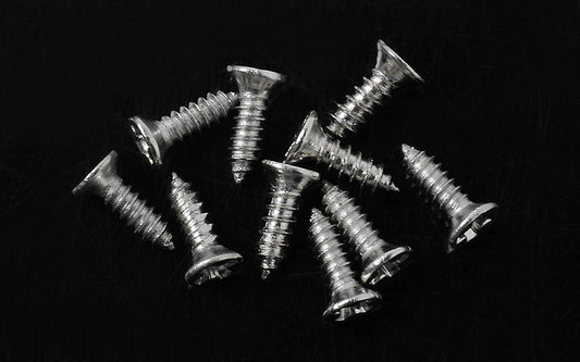Flat Head Self Tapping Screw 1.6 X 6mm (Silver)