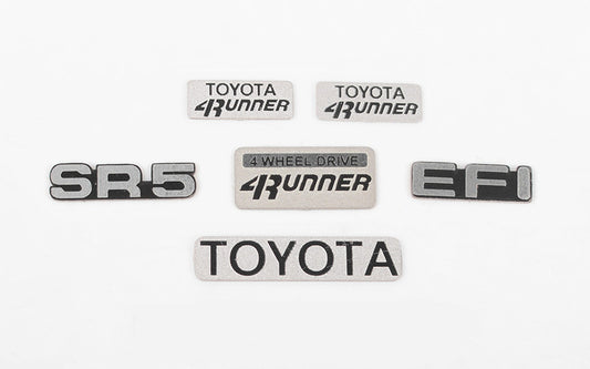 RC4WD 1985 Toyota 4Runner Emblem Set