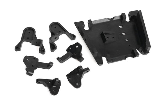 Skid Plate and Suspension Mounts for Cross Country Off-Road Chassis