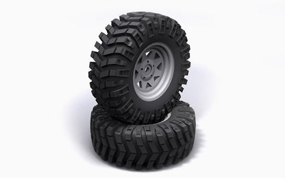 RC4WD PROWLER XS SCALE 1.9" TIRES – X3 SOFT (2) – Z-T0086