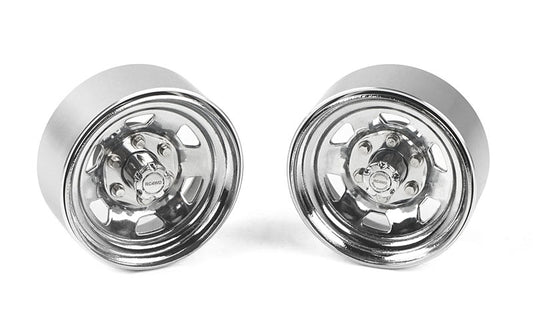 Stamped Steel 1.7" Beadlock SR5 Wheels (Chrome)