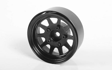 OEM Stamped Steel 1.55" Beadlock Wheels (Black)