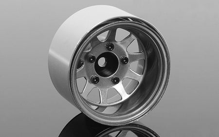 Deep Dish Wagon 1.55" Stamped Steel Beadlock Wheels (Clear)