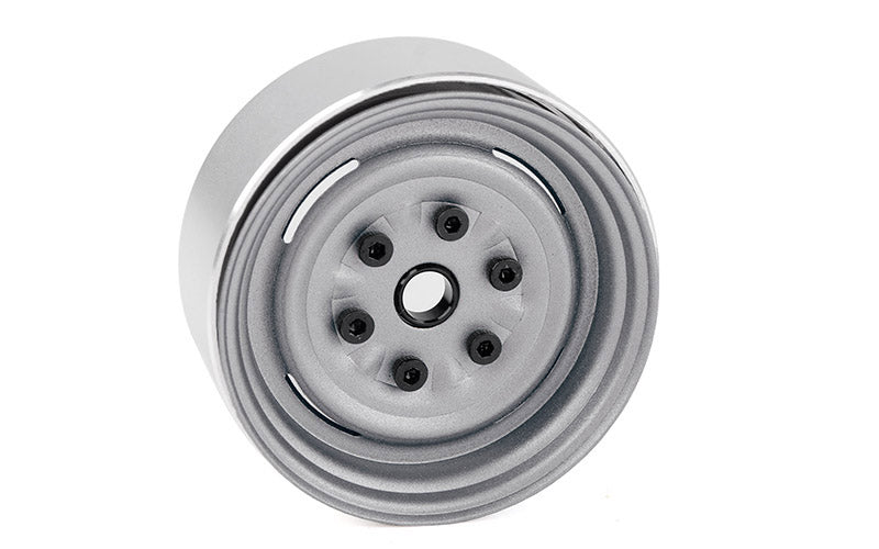 Vintage Yota 6 Lug Stamped Steel 1.55" Beadlock Wheels (Clear)