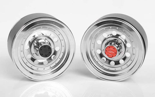 Classic 10-Hole Chrome 1.9" Beadlock Wheels
